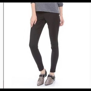 Theory Piall Skinny Black Pull on Pants Size 10